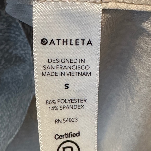 Athleta Zuma Shirt Dress Womens Small Snake Print Long Sleeve Athleisure Travel - Picture 9 of 12